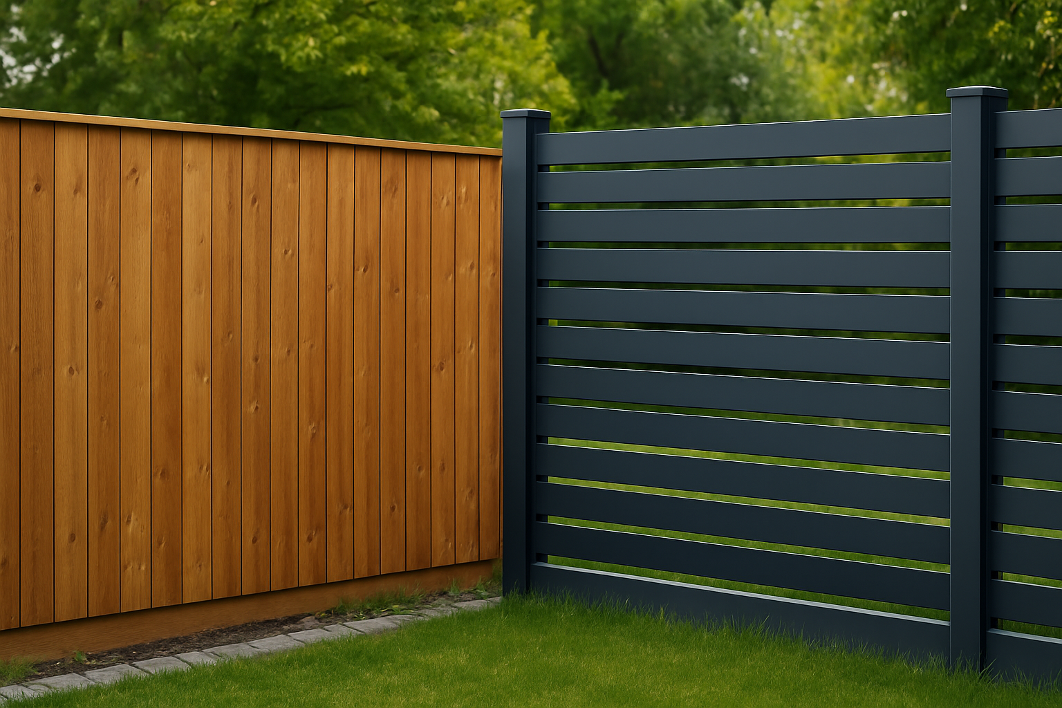Holz oder Stahl? Welcher Zaun passt besser zu Ihrem Zuhause?