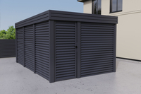 Abstellraum aus Wellblech