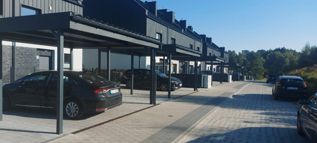 Doppelcarport - ohne Seitenwände