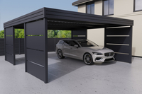 Doppelcarport - 4x Modularwand