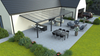 Terrassenüberdachung von 11x2,5 m