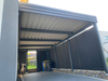 Einzelcarport - 4x Jalousie Wand
