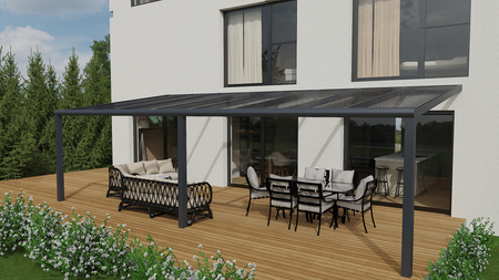Terrassenüberdachung von 8x4 m