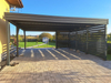 Doppelcarport - 4x Horizontale Wand