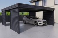 Doppelcarport - 4x Jalousie Premium Wand