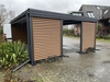 Doppelcarport - 4x Jalousie Wand