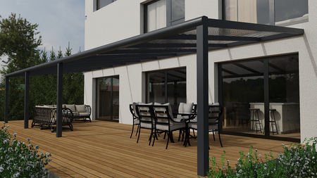 Terrassenüberdachung von 11x2 m