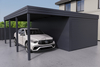 Carport mit PIR-Garage - ohne Seitenwände