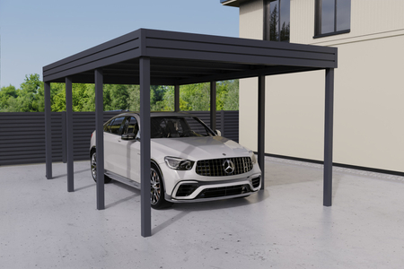 Einzelcarport - ohne Wände